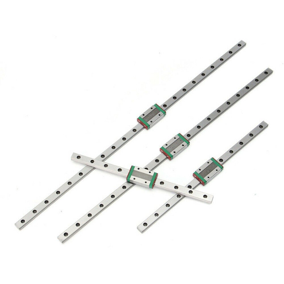 Photos - Other for Computer GreenZech 2-Piece Set Of 250/300/500/550mm MGN12 Miniature Linear Guide With MGN12 H Anti-drop Bead Slider CNC Parts (700mm)