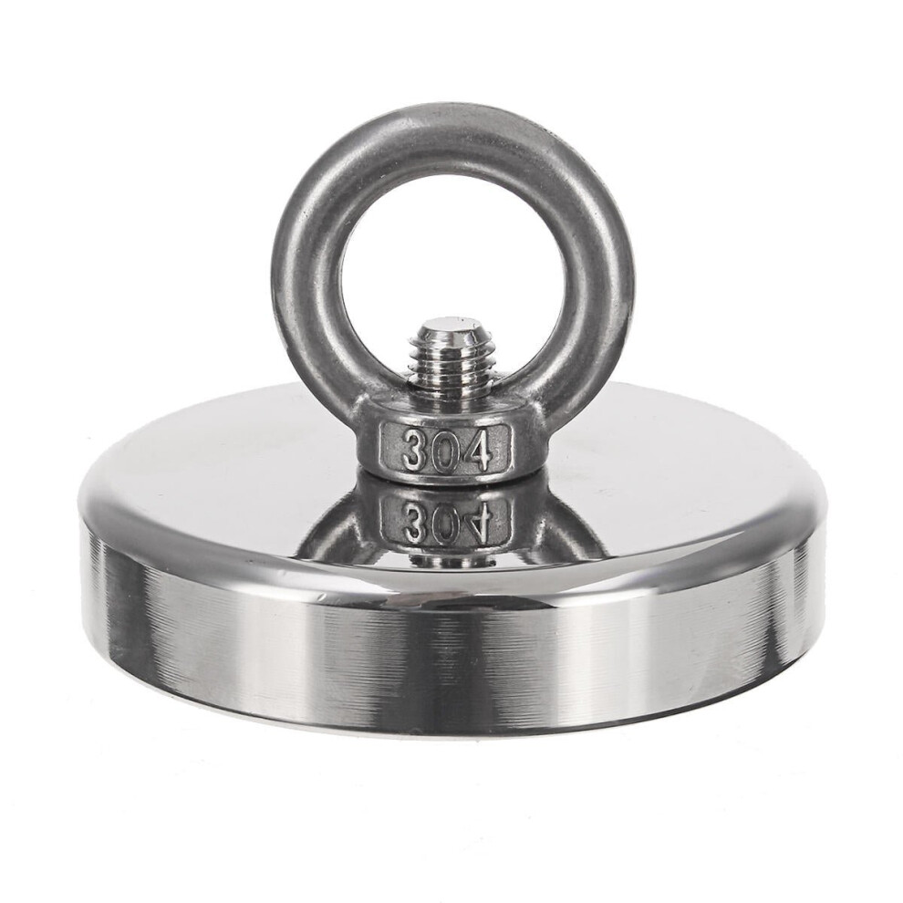D85mm 270Kg Pull Neodymium Fishing Magnet Treasure Hunting Underwater Recovery Magnet 3654659104533