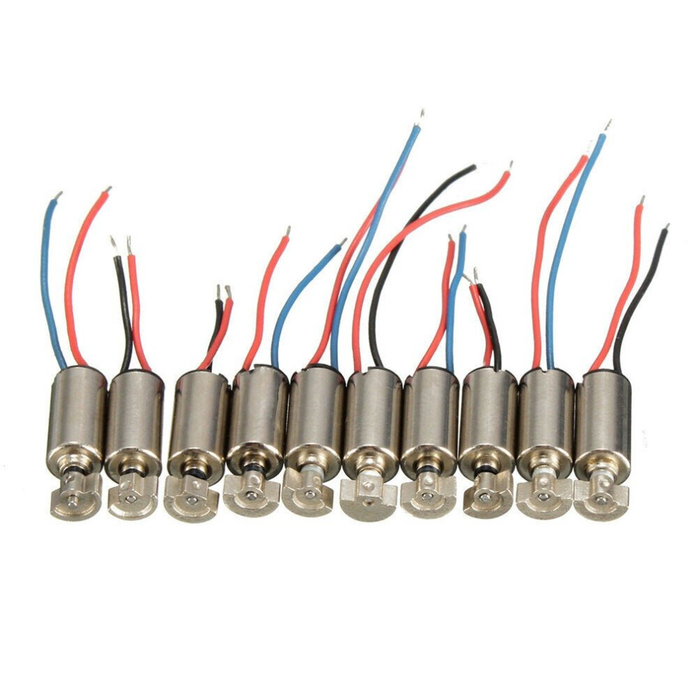 10Pcs 4X8mm Dc1.5-3V Micro Coreless Motor Vibration Motor 3654659376558