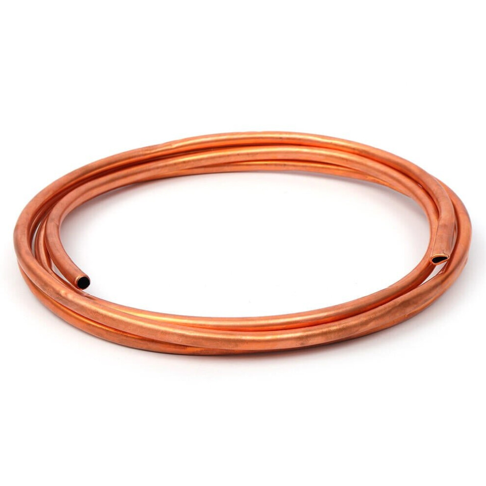 (10M) 3/8 Inch 1/2/3/4/4/7/10/15/20m R410A Air Conditioning Soft Copper Pipe Brass Tube Coil