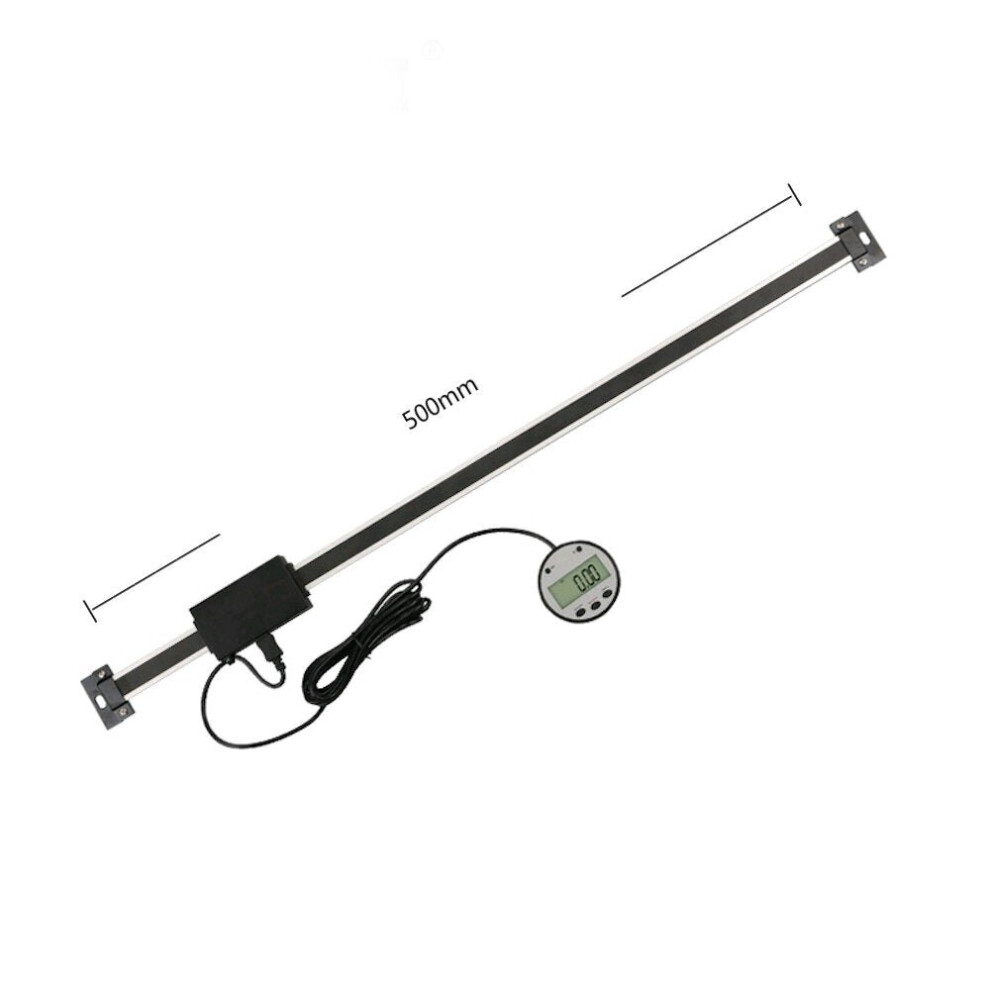 (500Mm) 100Mm To 600Mm Linear Scale Digital Display Ruler Horizontal Vertical Dual-Purpose Machine Tools 3654659374622