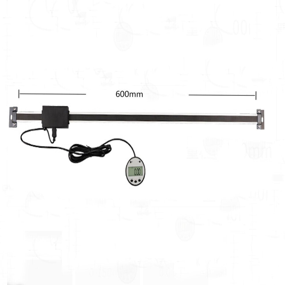 (600Mm) 100Mm To 600Mm Linear Scale Digital Display Ruler Horizontal Vertical Dual-Purpose Machine Tools 3654659374639