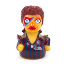 Bud Duck CelebriDucks Collectable Bath Toy David Bowie Bolt Ziggy Starduck
