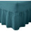 (Super King, Teal) Luxury Percale Fitted Valance Sheet Non Iron Sheet 1