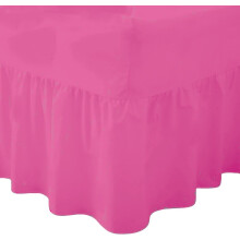 (Super King, Fuscis) Luxury Percale Fitted Valance Sheet Non Iron Sheet