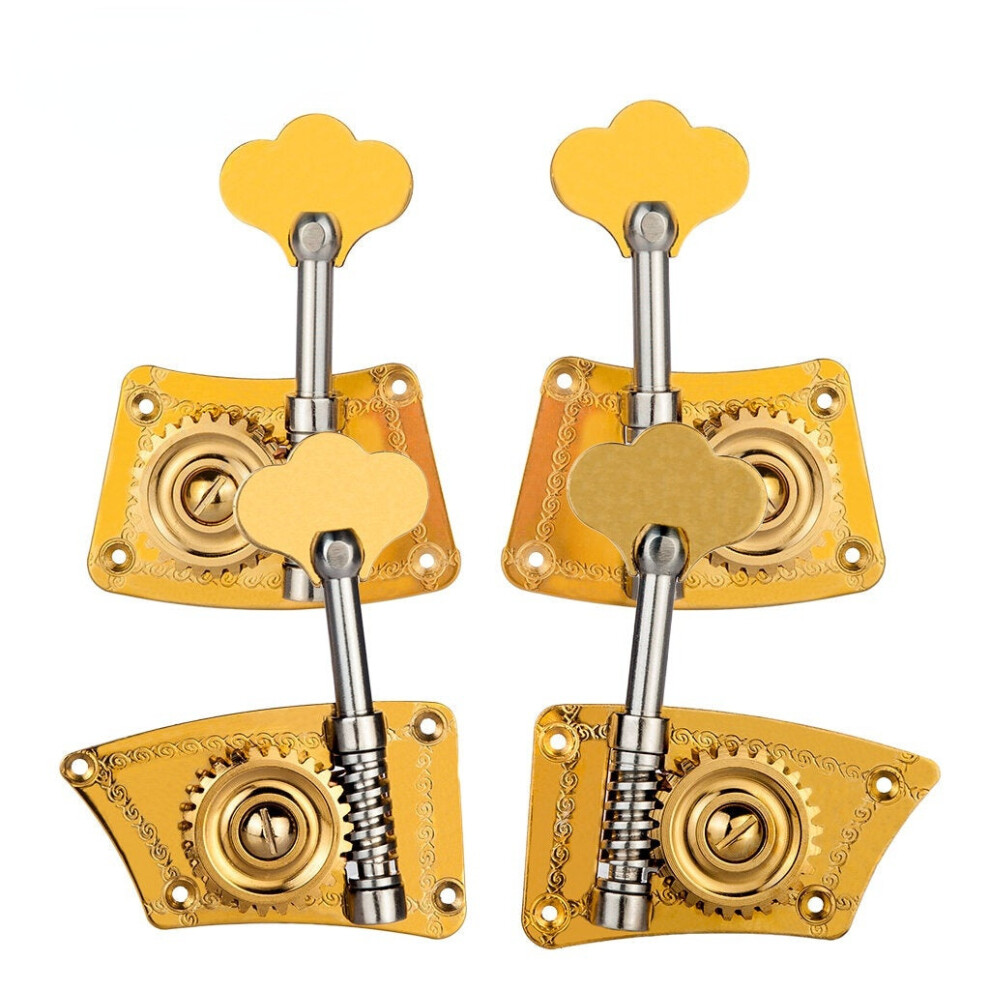 Upright Bass Single Tuner Machine Pegs Brass Material 4/4 3/4 Double Tuning SET