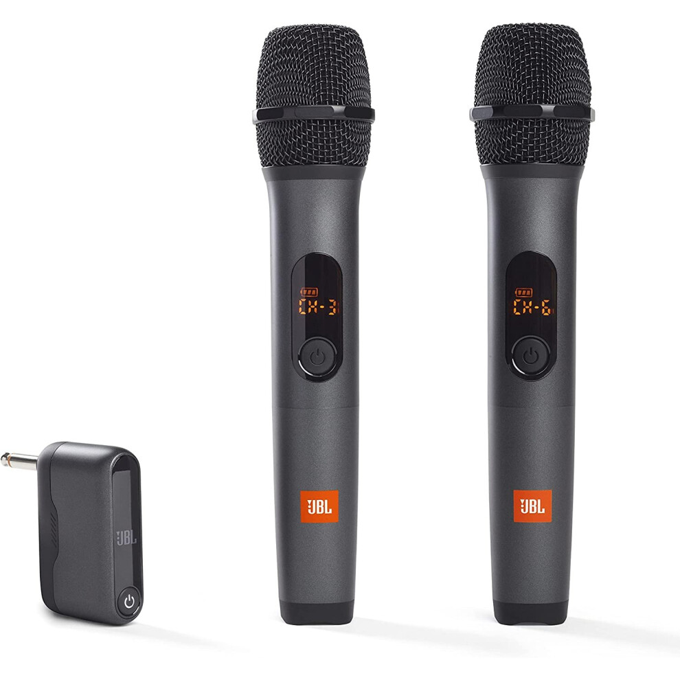 JBL ORIGINAL PRO SOUND WIRELESS BLUETOOTH MICROPHONE SET & RECEIVER