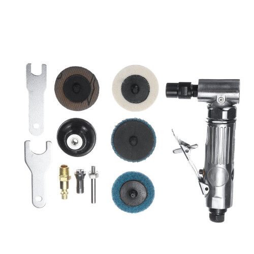 1/4 Inch Air Angle Die Grinder 90 Degree Pneumatic Grinding Machine Mini Tool Cutter 1
