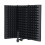 3 Plate Adjustable Foldable Microphone Isolation Shield Studio Recording 2
