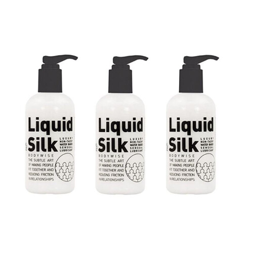 Liquid Silk Water Based Personal lubricant 750ml (Pack of 3 x 250ml)