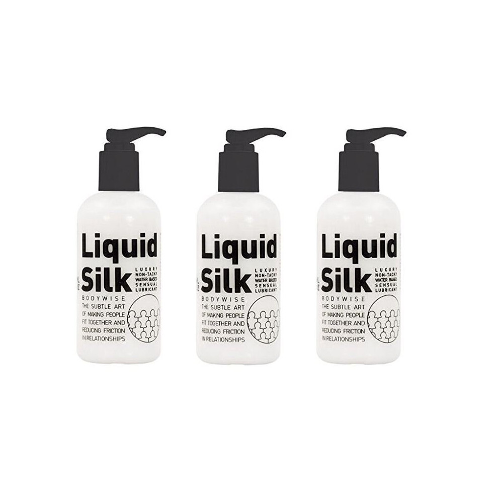 Liquid Silk Water Based Personal lubricant 750ml (Pack of 3 x 250ml)