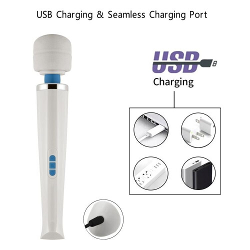 Love Magic Vibrating Wand Massager USB 20 mode