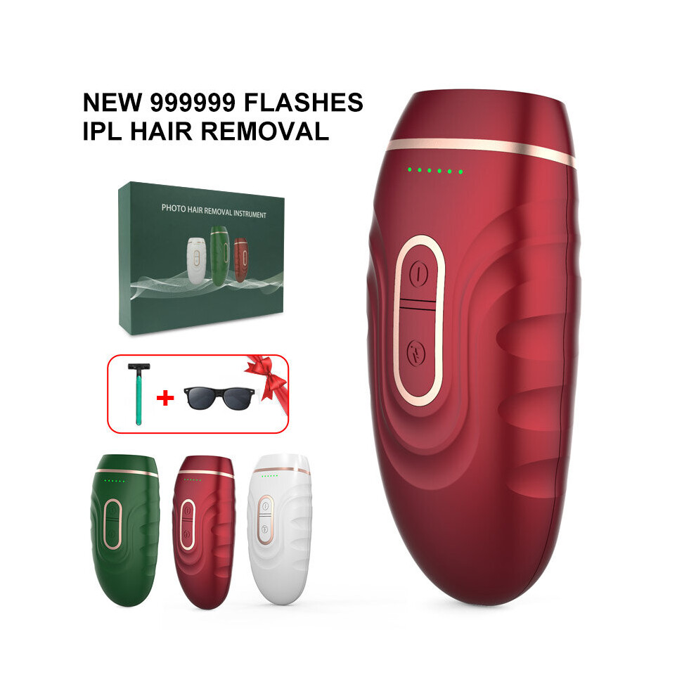 Gacloz Red (Red) Painless Ipl Epilator Laser Permanent Hair Remover