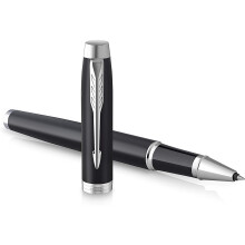 PARKER IM Ballpoint Pen Matte Black Chrome Trim with Black Ink Refill