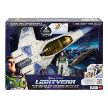 Mattel Disney Pixar Lightyear XL-15 Rymdskepp & Buzz Figur, 20 tum med 5 tum Figur