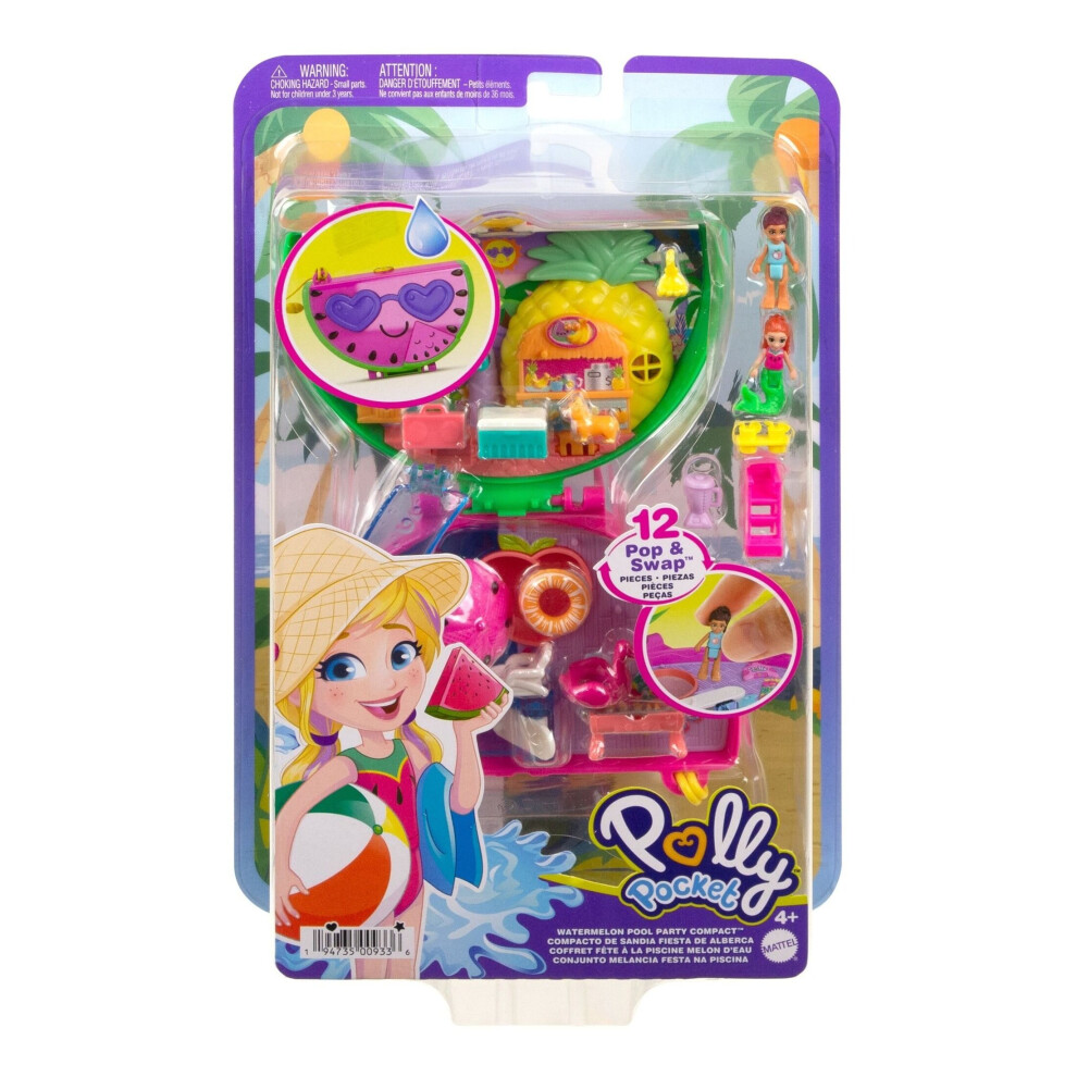 Polly Pocket Watermelon Pool Party Compact Playset