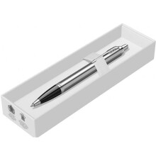 PARKER IM Ballpoint Pen Stainless Steel Chrome Trim Medium Point