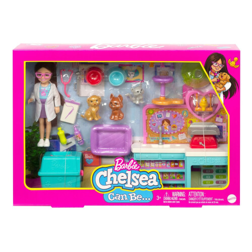 Mattel Barbie Chelsea Vet Centre Playset
