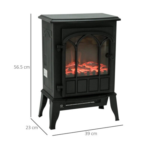Realistic Led Flame Effect Electric Fireplace Heater for Home Office 1
