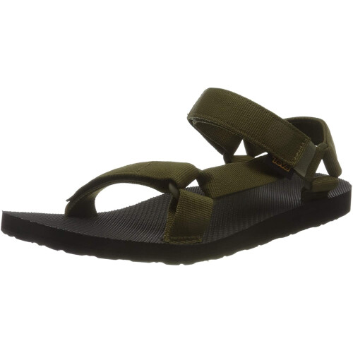 Teva Teva Herren ORIGINAL UNIVERSAL Wandersandalen Oliv Schwarz - 47 EU