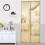 (Light Gold) Magnetic Insect Door Net Fly Insect Mesh Curtain 1