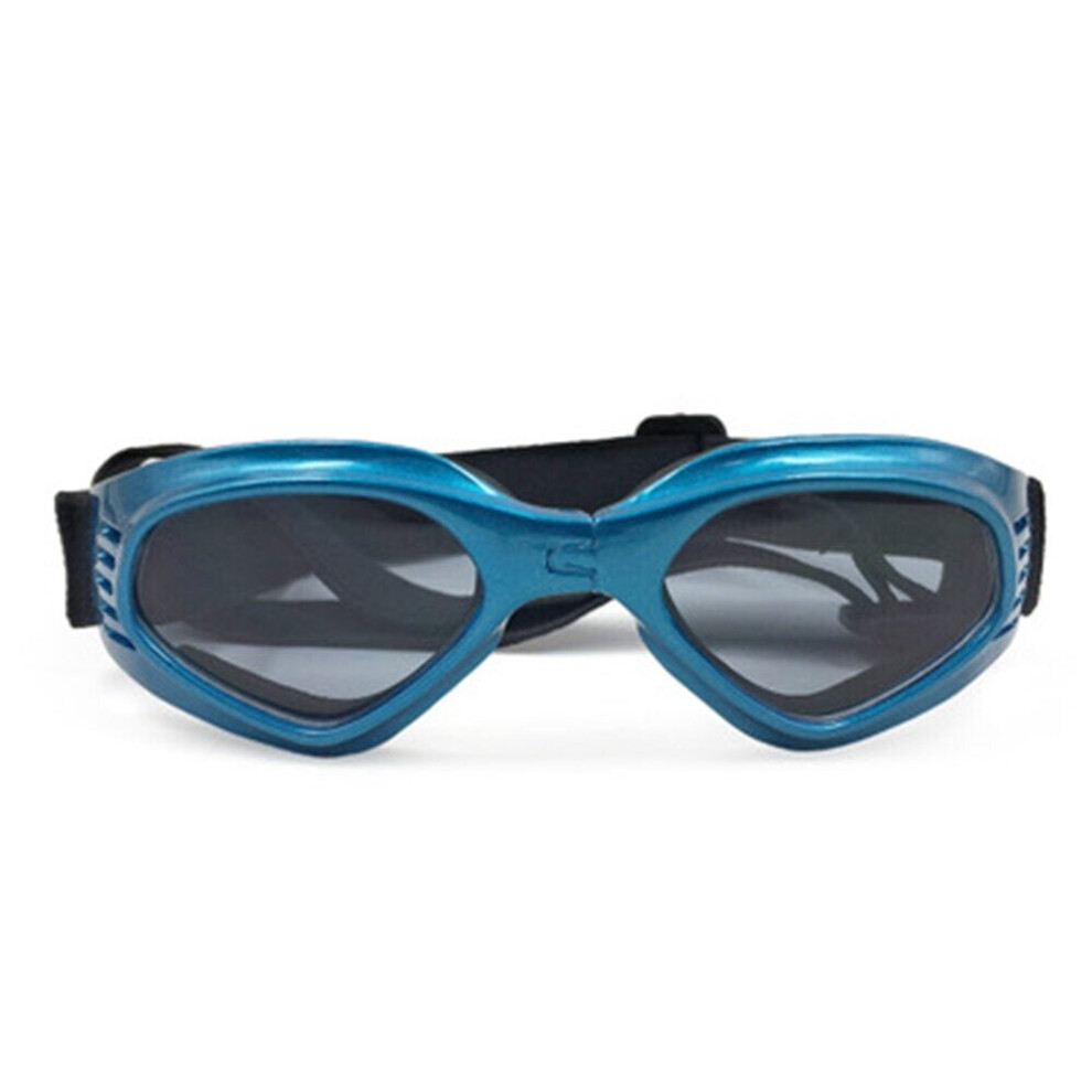 Greenzech (Blue) Foldable Pet Dog Glasses Fashion Goggles Pet Dog Sunglasses Eye Wear Dog Protection Uv Sunglasses Dog Accessories Blue