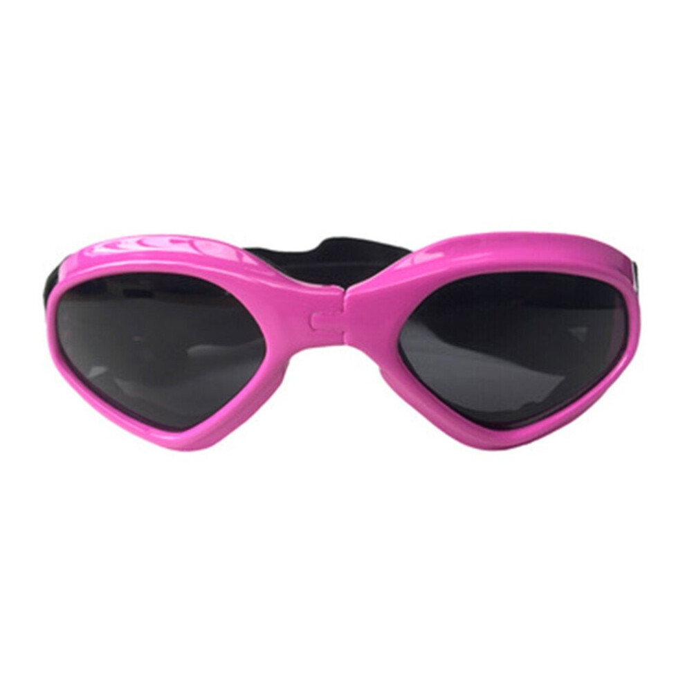 Greenzech (Pink) Foldable Pet Dog Glasses Fashion Goggles Pet Dog Sunglasses Eye Wear Dog Protection Uv Sunglasses Dog Accessories Pink