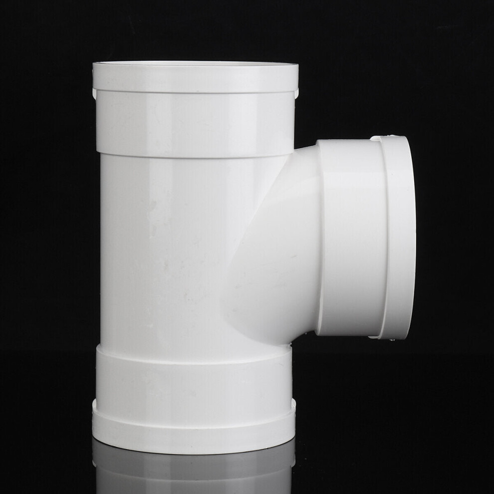 Equal T Piece For 125Mm Round Pipe Ducting Plastic Kitchen Ventilation Duct Pipe 3654659402714