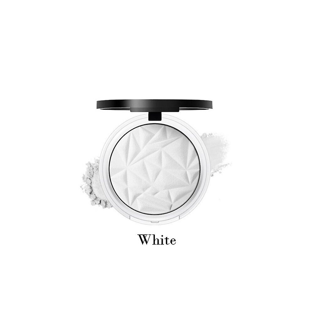 White (White) Highlighter Pressed Powder Palette Pearlescent Sequin Brighten Skin Highlighter
