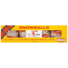 Tunnocks Coconut Covered Marshmallow Snowballs 120 g (Pack of 12)