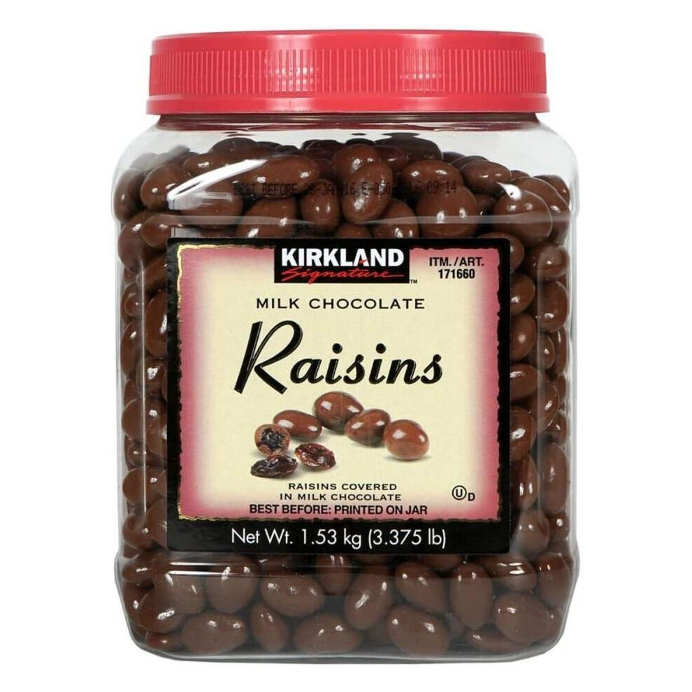 Kirkland signature chocolate covered raisins 1.53kg