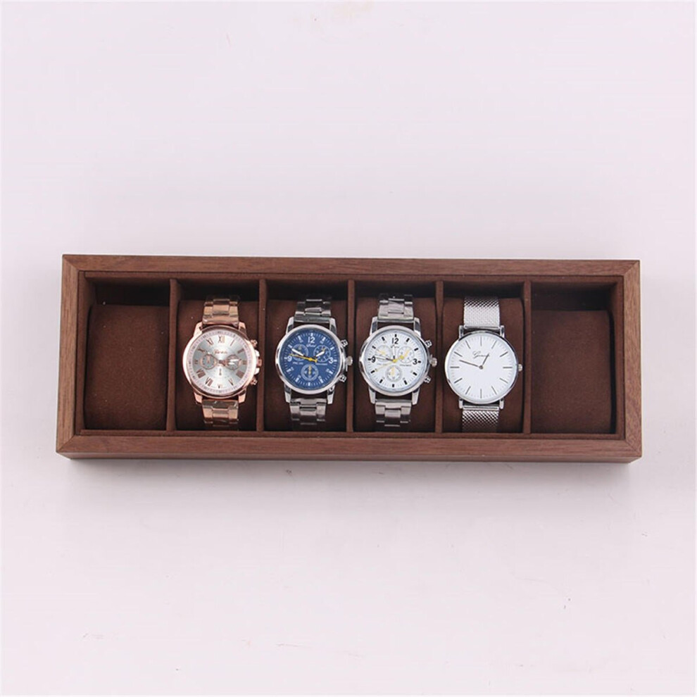 (S) 6/12/18 Slots Wooden Watch Display Tray Collection Storage Case Organizer Box-image-OPC-P9QZVS9-NEW