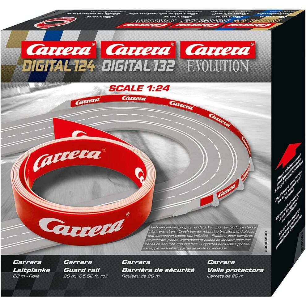 Carrera Cars 20085509 Digital 132/124 Evolution Guardrail, Vehicle, 20 m