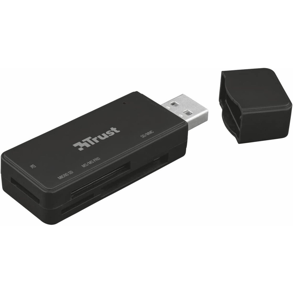 Trust Nanga Usb 3.1 Card Reader Black 8713439219357