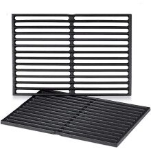 GFTIME 30cm Cast Iron Grill Grates 7526 – Fits Weber Spirit E-310/E-320, S-310/S-320, Spirit 700 & Genesis (Set of 2)