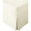 (Double, Cream) Non-Iron Percale Fitted Valance Sheet Pleated 1