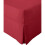 (Pillow Pair Cases, Red) Non-Iron Percale Fitted Valance Sheet Pleated 1