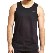 (Black, XL) Nike Mens Athletic Training Gym Vest Sleeveless Tank Top