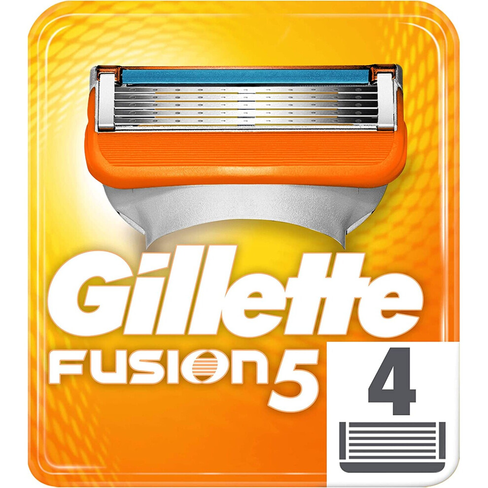 Gillette Fusion5 Men's Razor Blade Refills, 4 Count