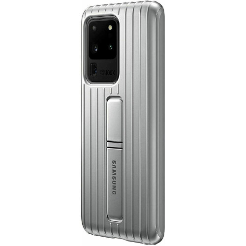 Samsung Samsung Protective Standing Cover for Galaxy S20 Ultra - Silver 1
