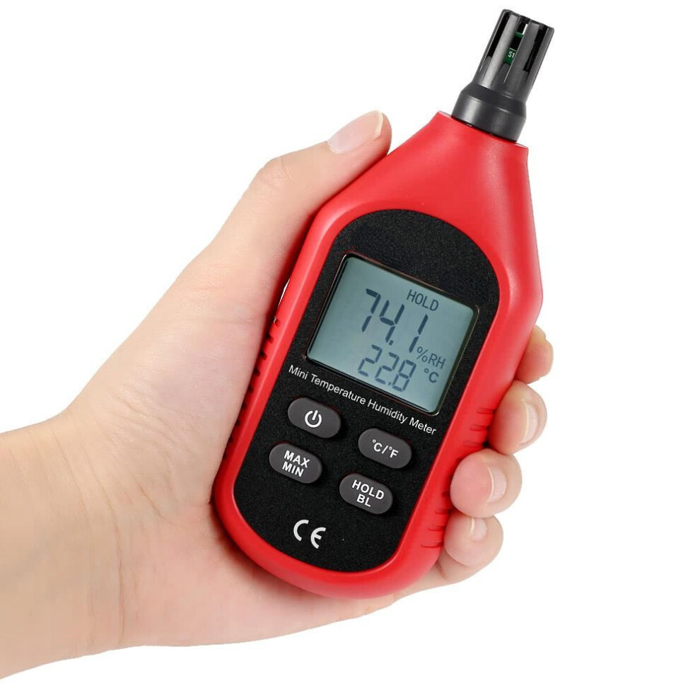 Portable Indoor Mini Digital Temperature Humidity Meter Thermometer Hygrometer