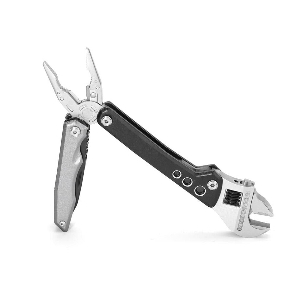 Multi-Functional Combination Tool Edc Protable Folding Cutter Wrench Plier Repair 3654659125118