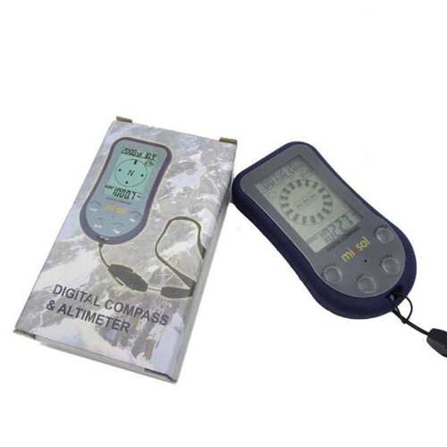 Waterproof LED Digital Thermometer Compass Outdoor Altimeter Altitude Meter Barometer 2