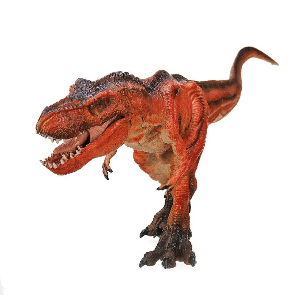 Artificial Dinosaur Orange Walking Tyrannosaurus Rex Mandible Bite Simulation Dinosaur Model Toys