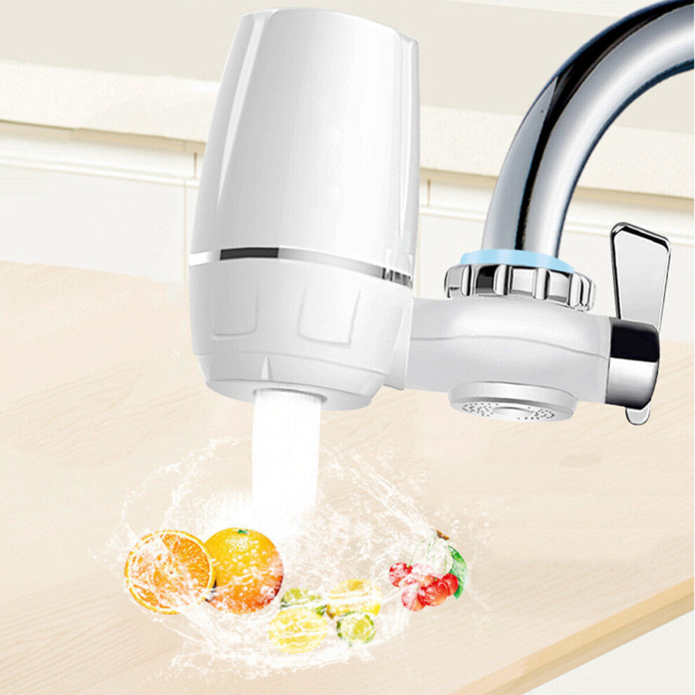 Reusable Kitchen Sink Faucet Water Filter Mount Filtration Tap Purifier Cleaner