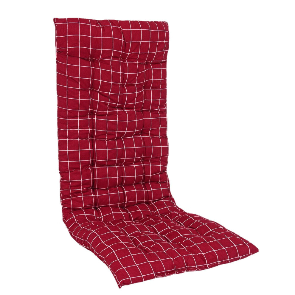 (Red, S) 61/47 Inch Rocking Chair Cushions Indoor Lounger Cushion Thick Large Soft Chair Sofa Pad Perfect For Indoor Outdoor Recliner Home Textile