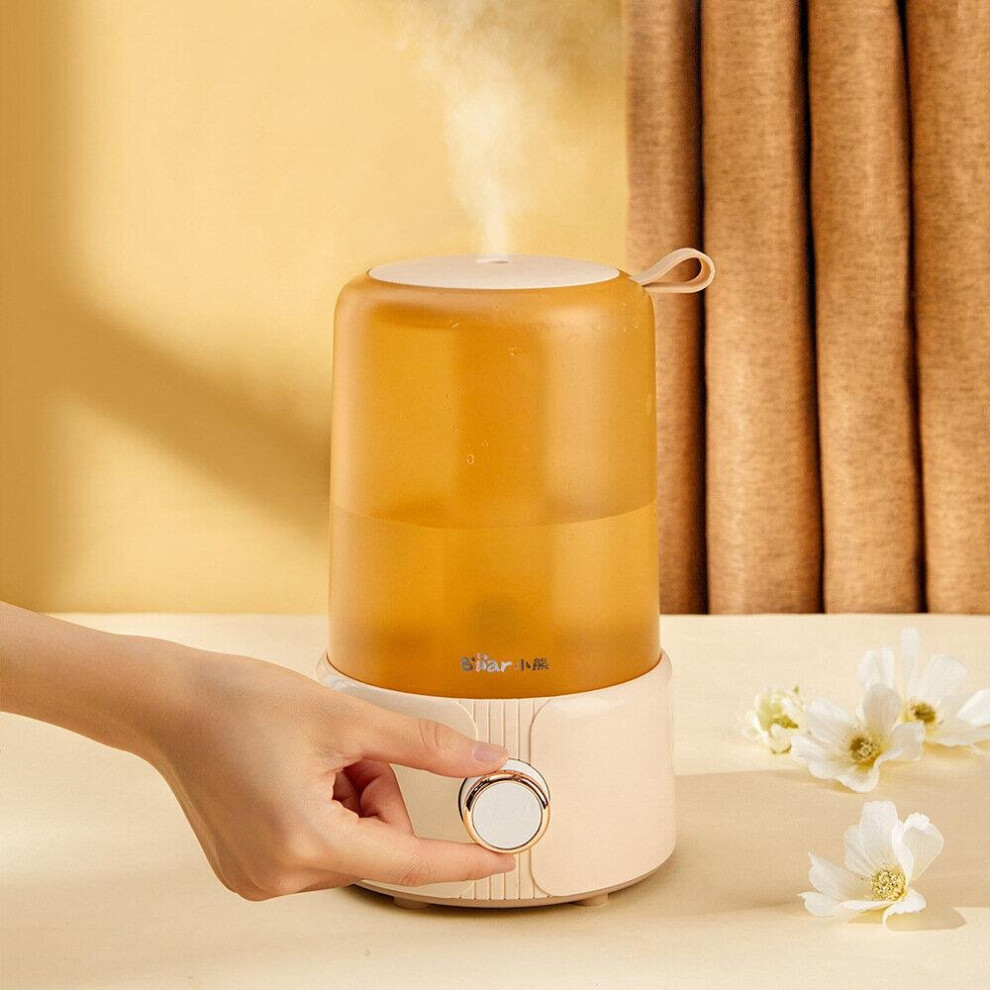 (Blue) 1L Air Humidifier Essential Oil Diffuser Mist Maker 88mm Large Diameter Water Shortage Protection for Home Bedroom Office