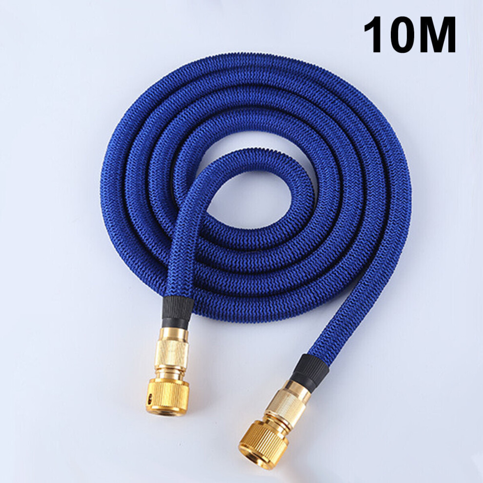 (10M) Garden Hose Pipe 2.5M 5M 7.5M 10M Expandable Watering Washing Hose Copper Plated