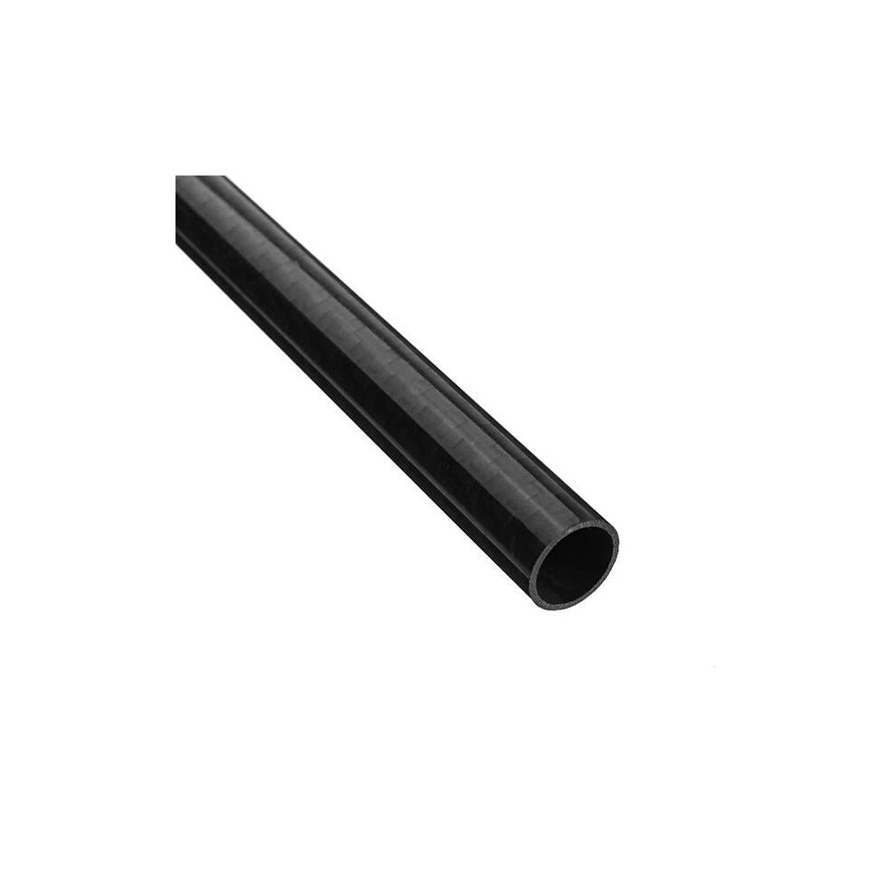 500mm*12mm*10mm Black Carbon Fiber Tube Roll Wrapped Tube for Multicopter