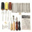 48Pcs Leather Craft Tools Kit Hand Sewing Stitching Punch Carving Work Saddle 1